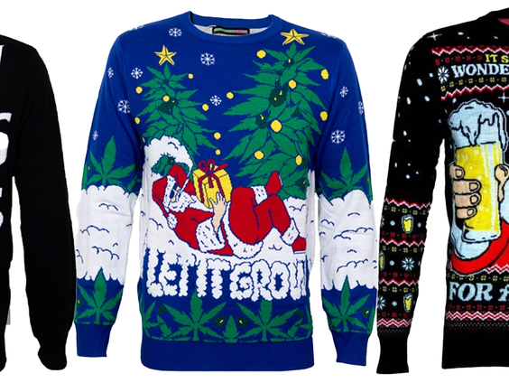 Michiel Huigen maakt foute kersttruien