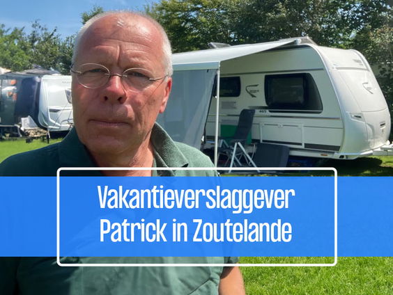 VakantieVerslaggever Patrick Winkel integreert in Zoutelande