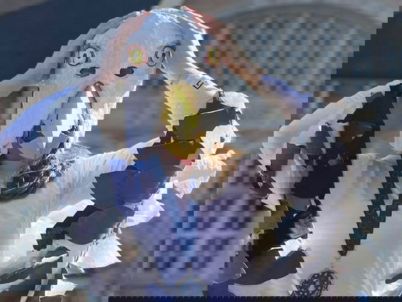 Marjolein is tweede geworden op het EK meeuwenschreeuwen