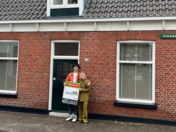 Fenne en Gijs zijn populair op TikTok met hun verbouwingsavontuur