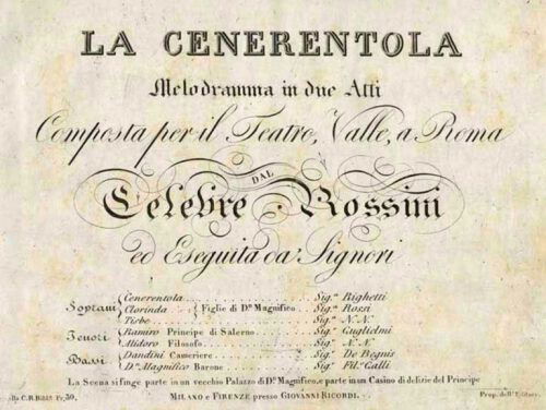 Fragmenten uit Rossini's La Cenerentola