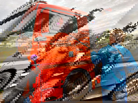 De Oplaadplaat: Voor anker met vrachtwagenchauffeur Ruud