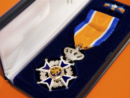 Uitreiking lintjes aan vrijwilligers