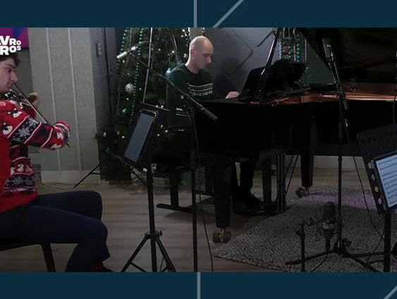 Trio d'encore speelt bij Harald's kerstgroet