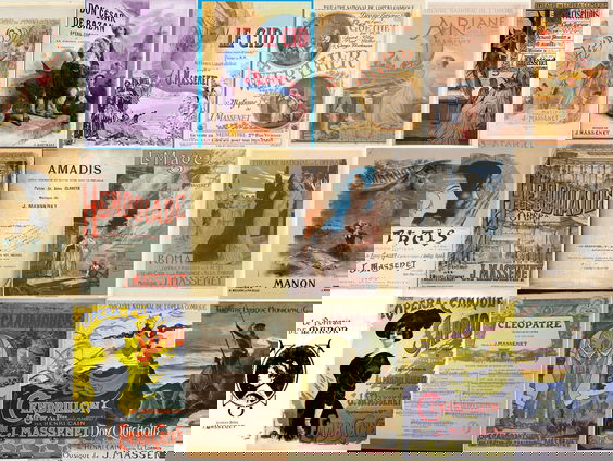 Posters van Massenet-opera's