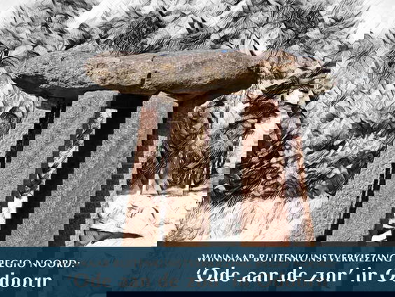 De winnaar van Regio Noord is het kunstwerk ‘Ode aan de Zon’ in Odoorn van kunstenaar Rob Schreefel.