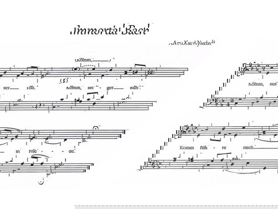 Bach maar dan echt anders...