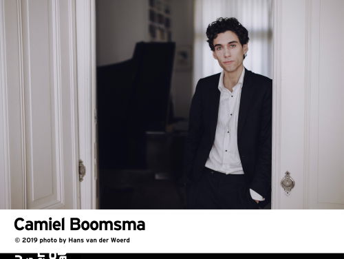 19:30 Hollandsche Nieuwe! Schubert Impromptu, door Camiel Boomsma