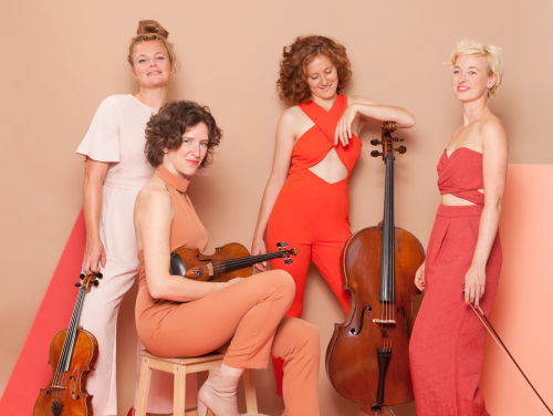 Het Ragazze Kwartet live bij Podium