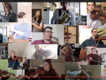 19:14u Jesus bleibt meine Freude, van Bach, door het KC Quarantaine Orkest