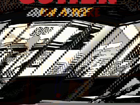 Opium was erbij! Graphic Novel: Leonard Cohen On a Wire