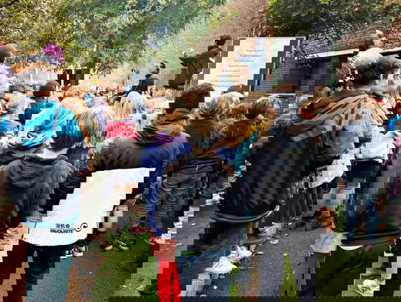 Niels op bezoek bij Vrije School Meander in Nijmegen