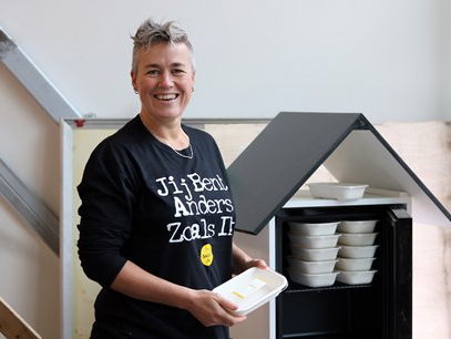 Restaurants doneren eten in koelkastjes