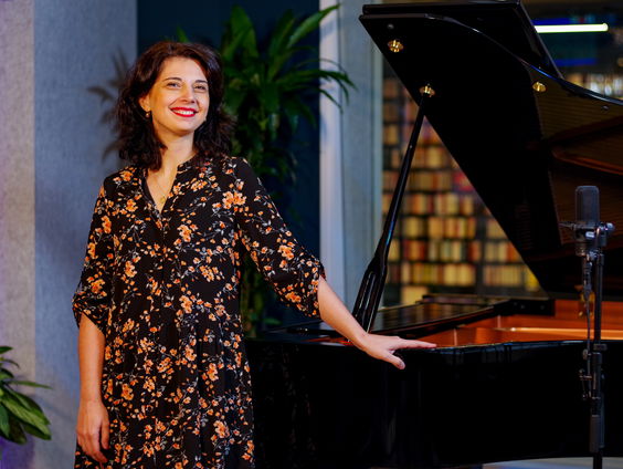 Nino Gvetadze live in de studio