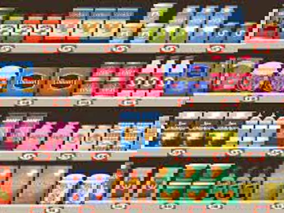 De winkel marketing muziek mix