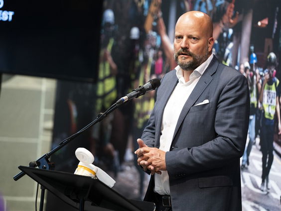 Ontbijtgast Lars Boering