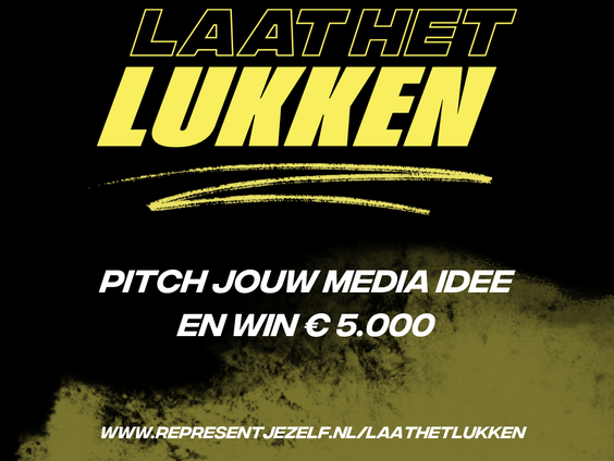 Heb jij nou een goed idee? "Laat het lukken!"