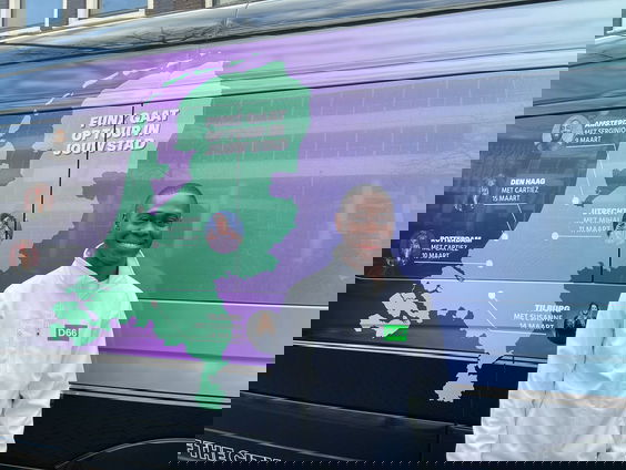 Dylan (25) van D66 heeft een plan gemaakt voor de studenten uit Den Haag