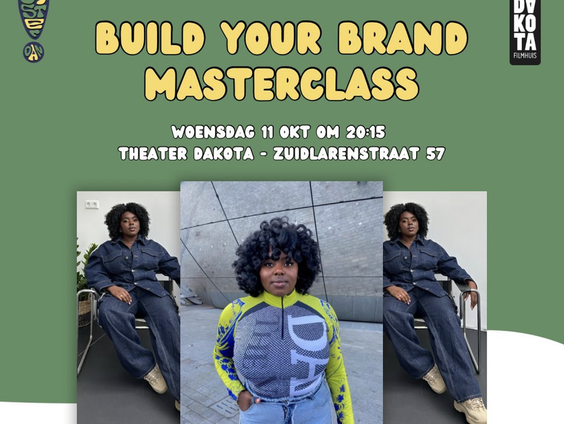 Reporter Gabriella was aanwezig bij de masterclass Build Your Own Branding