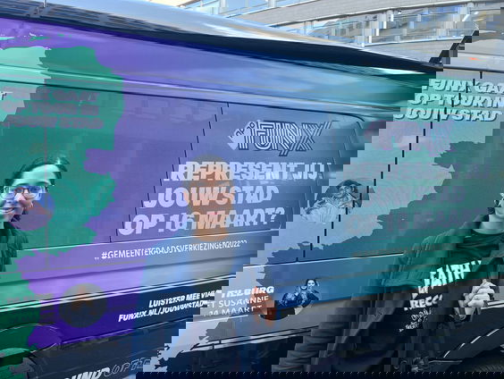 Nummer 7 van de Haagse Stadspartij, Levi Ommen, vertelt over haar georganiseerde protesten en praat over ...