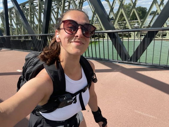 Myla skeelerde 300 km van Maastricht naar Groningen