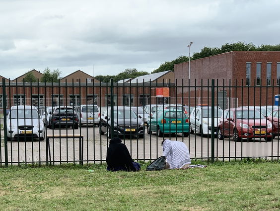 Francesco ging naar Ter Apel om te praten met vluchtelingen