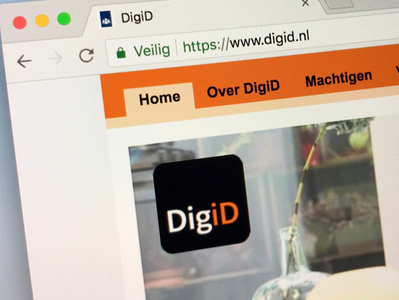 Pamflet: ‘Geef ons DigiD’