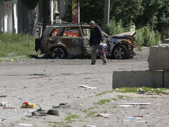 Raketten en gevechten in Kiev en Severodonetsk