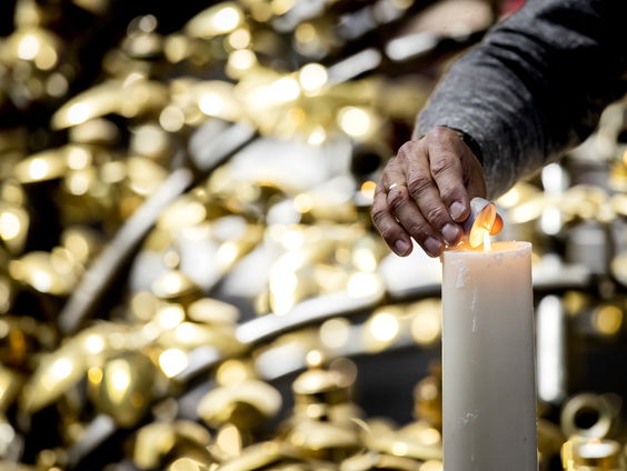 Gebedsmoment voor Oekraïne