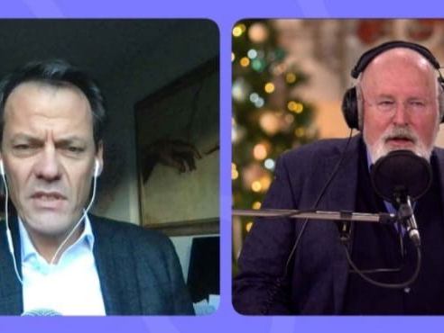 Tijs van den Brink in gesprek met Frans Timmermans
