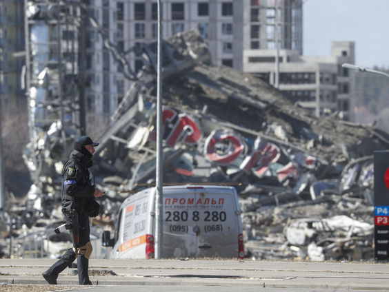 Laatste westerse journalisten weg uit Marioepol