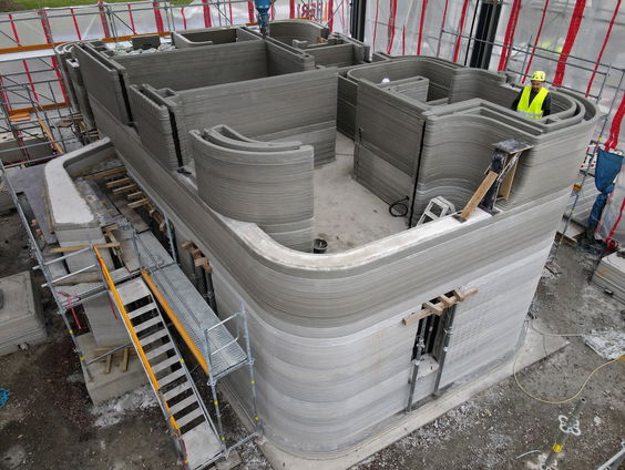 Drones en 3D-printer steeds vaker ingezet in de bouw