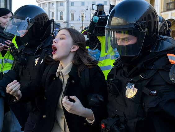 Durven de Russen nog te demonstreren?