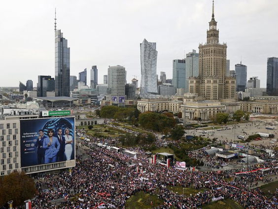 Protestmars in Polen
