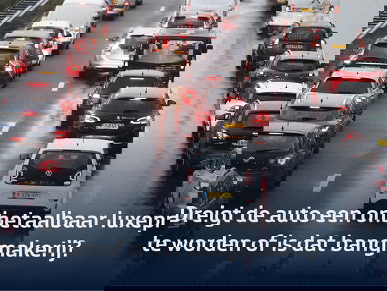 Is een auto straks alleen nog voor de elite?