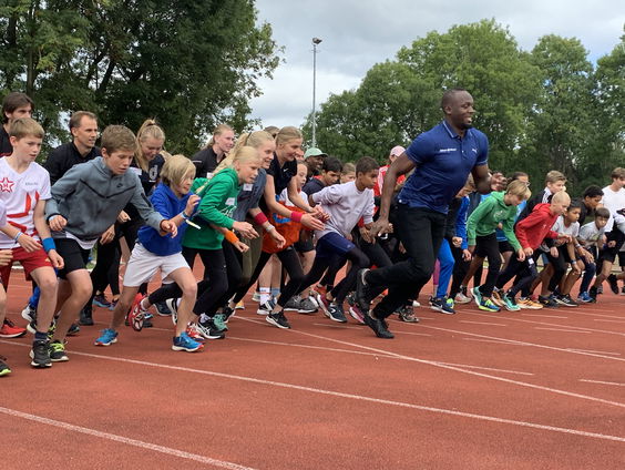 Usain Bolt inspireert de Nederlandse jeugd