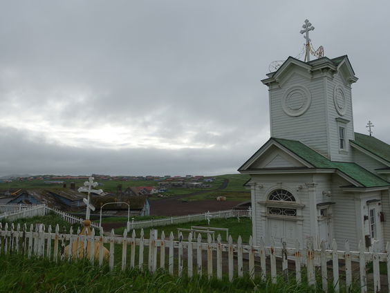Boeren op een Arctisch eiland