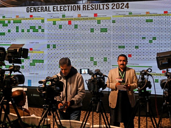 Partij van oud-premier Sharif aan kop bij verkiezingen Pakistan