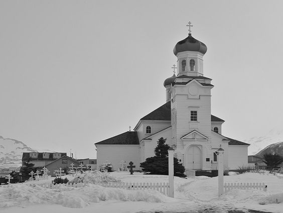 De kerkelijke begrafenis van Navalny