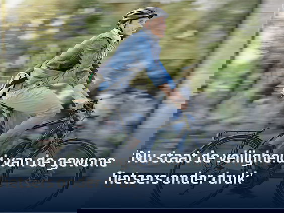 Fietsersbond Amsterdam: maximum snelheid van 20 kilometer per uur op fietspad