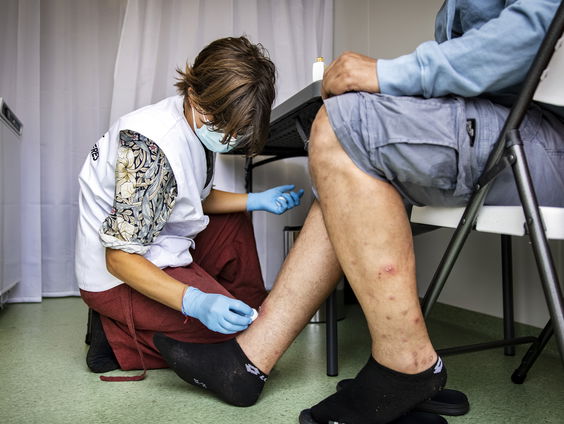 Artsen zonder grenzen in Ter Apel