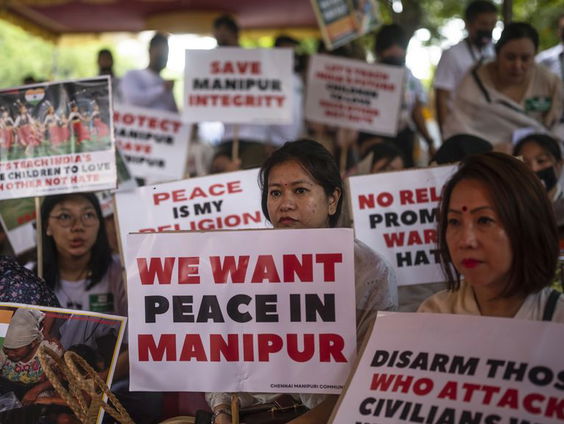 Noordoosten van India bevindt zich op de rand van een burgeroorlog