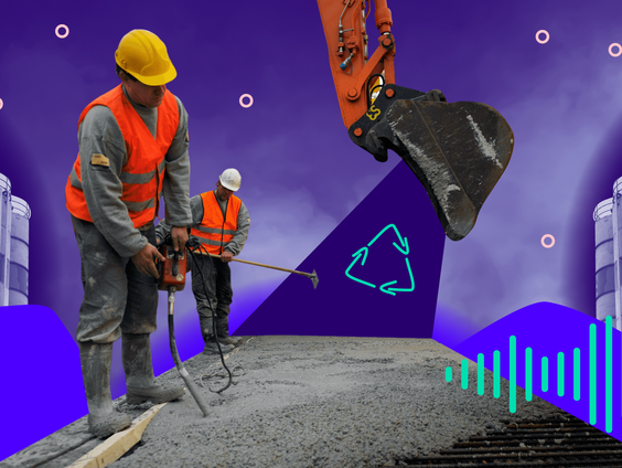 Groen beton komt niet van de grond