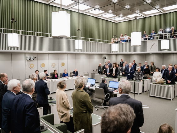 Scholieren uit Nieuwleusen vormen Schaduw Provinciaal Bestuur