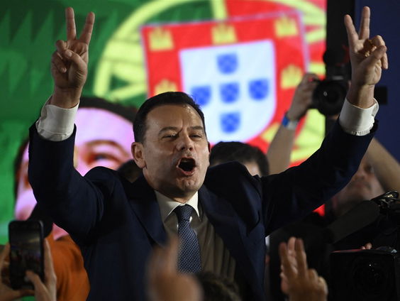 De Portugese ruk naar rechts