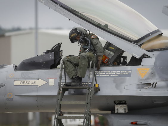 Oekraïense piloot over de gevechtsjager F-16