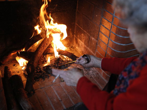 Hoe slecht is een open haard voor het milieu?
