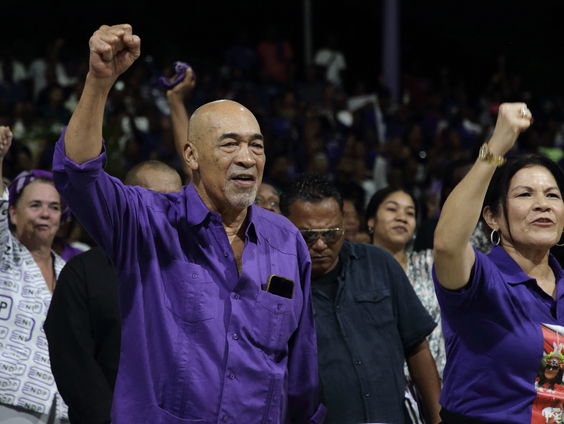 Het portret van oud-legerleider Desi Bouterse