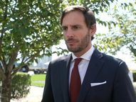 Kandidaat-commissaris Wopke Hoekstra bezoekt Straatsburg