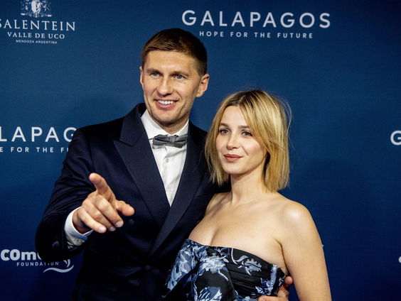 Victoria Koblenko en haar man Evgeniy Levchenko zamelen geld in voor Oekraïne